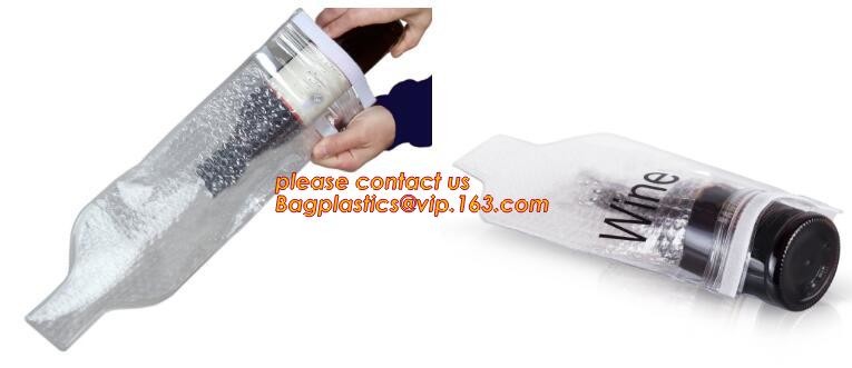 Eco friendly LONG HANDLE RECYCLABLE PVC WINE BAG, CARRIER BAG,HANDY BAG,GIFT WINE BAG,PROMOTION, PROMOTIONAL PRODUCTS PA