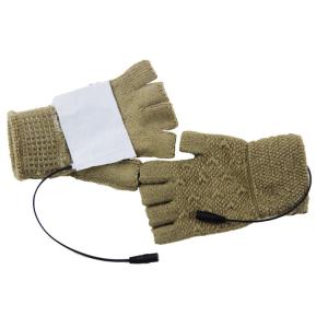 China Winter Rechargeable Heated Fingerless Gloves Warming For Women wholesale