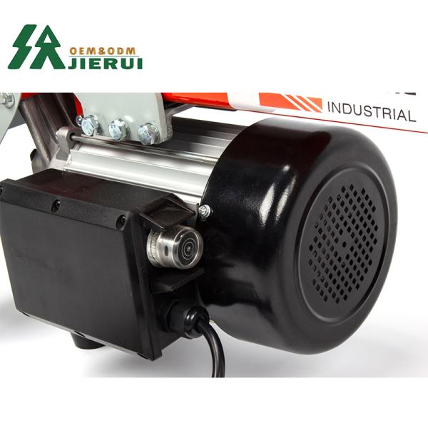 Electric Motor Vertical Wood Splitter For Upside Down Log Splitting In Construction