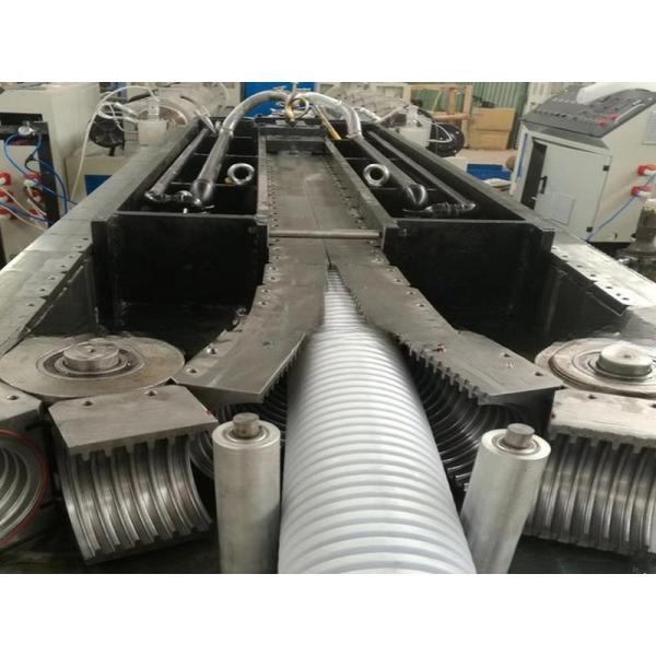 Professional Plastic Pipe Extrusion Machine for High Intensity PVC PP PE Single Wall Corrugated Pipes