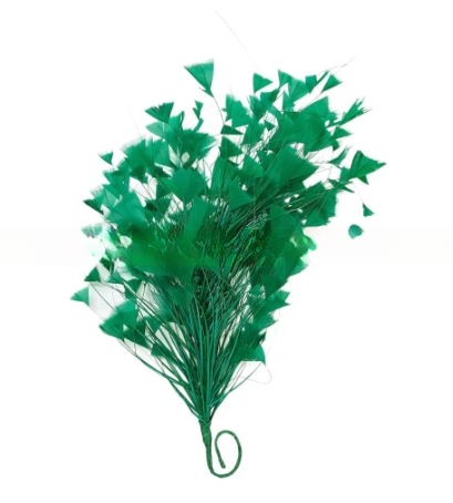Elevate Your Dress Decoration with Chicken Feather Flower Mount and Wire Accessory