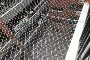 SS316L Knotted Wire Rope Mesh 2.5mm Steel Rope Net For Zoo Mesh