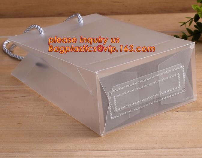 Promotional customized high quality soft loop plastic cloth bag,manufacturer custom soft loop handle polyethylene PE pla
