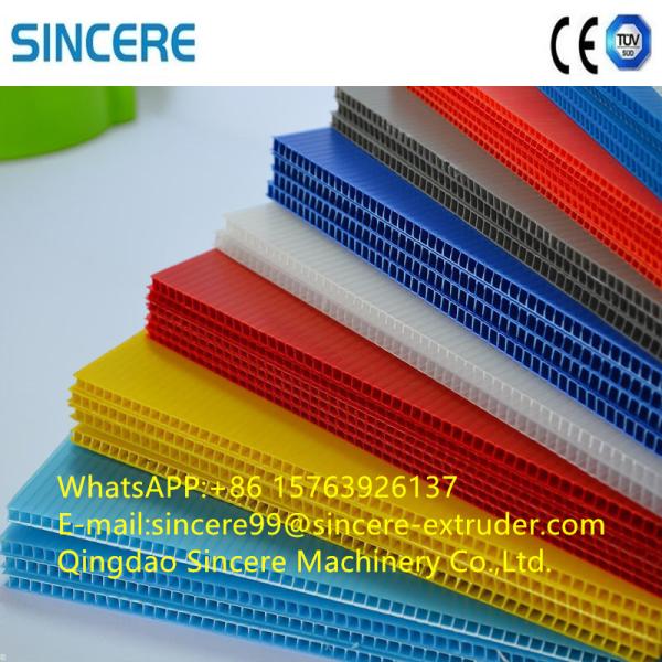 PC PP PE Hollow Board Sheet Extruder PVC Sheet Extrusion Machine Customized