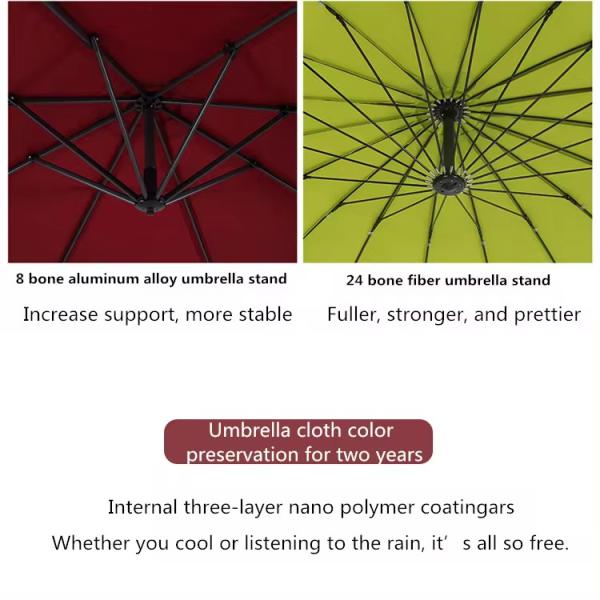 Steel Frame Outdoor Customized Color Patio Beach Garden Sun Umbrella for Outdoors