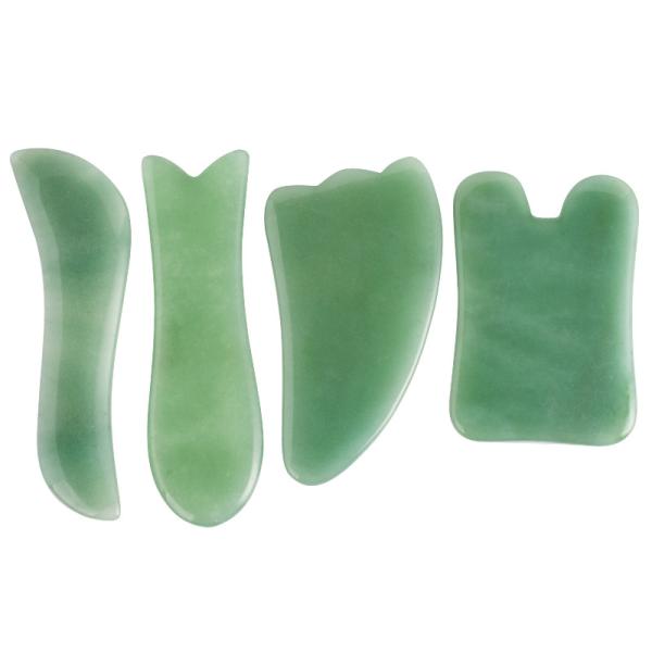 Green Aventurine stone Gua Sha Body Massage Jade Gua Sha board