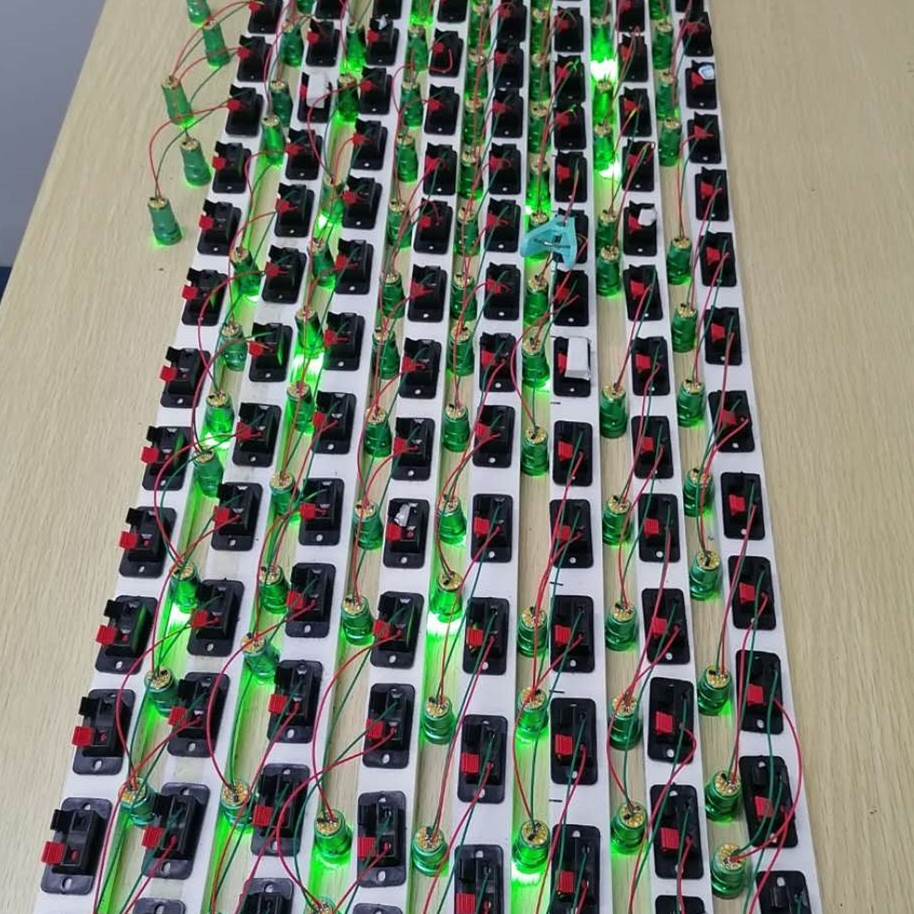 120° Fan Angle Green Line Laser with Diode and Self Frequency Crystal by Lasence