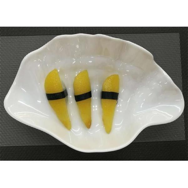 Shell Shape UNK Sushi Pan Unbreakable Plastic Porcelain Dinnerware Weight 208g