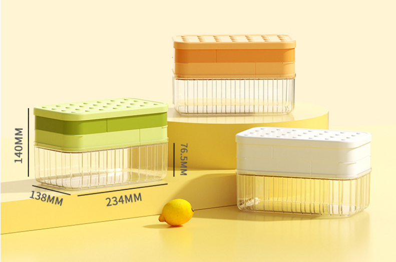 Ice Cream Makers Large Capacity Ice Cube Mold for Household Food Grade Ice Making Box