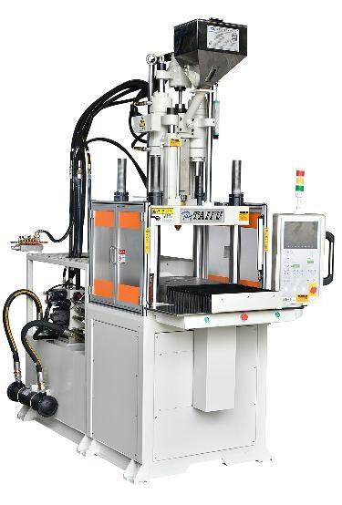 Quality 55 Ton Vertical  Single Slide Injection Molding Machine Used For Household Plastic Hangers for sale