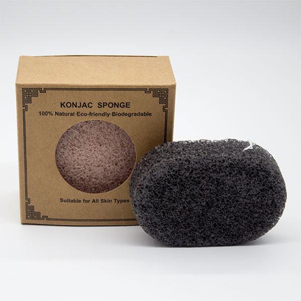 Microfiber Cosmetic Oval Konjac Cleansing Sponge No Stimulation