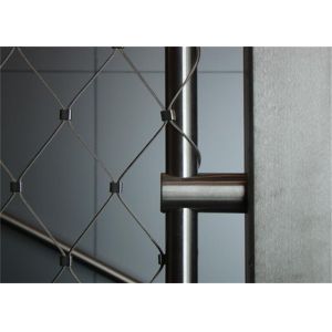 China High Strength Stainless Steel Balustrade Mesh Wear Resisting Easy Maintenance wholesale