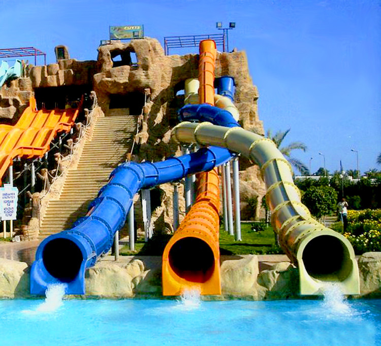 Hold Up 300kg Water Park Slide Amusement Water Park Rides