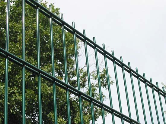 High Security Double Wire Fence Easily Assembled Dutch Weave Style