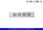 Steel Rugged Industrial Numeric Keypad Metal Number Keypad Functional With 4