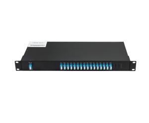 China 8 Channels DWDM Mux Demux, 100GHz with Monitor, Expansion and 1310nm Port LC/UPC, Dual Fiber wholesale