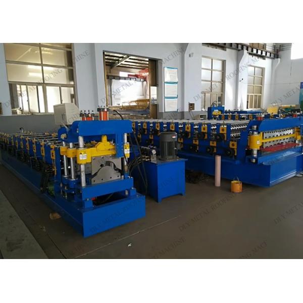 Automatic 5KW Ridge Cap Forming Machine 5 Ton Ridge Roof Panel Machine