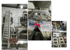 CE Multihead Weighing Machine For Seafood IQF Squid Frozen Food