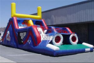 China Inflatable Obstacle Slides For Football , Commercial Adult Inflatable Obstacle Course For Sale wholesale