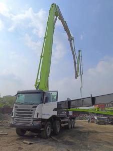 China 2014 Top Renovated Condition Zoomlion 63m Beton Pump Truck Mounted Pump Concrete Pump wholesale