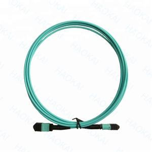 China MPO / MTP OM3 Optical Fiber Patch Cord MultimodeAssemblies For Data Centers wholesale
