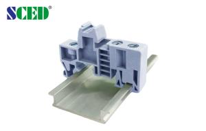 China 9.5mm Thickness Din Rail Terminal Blocks Accessory Fixed Ending Connector wholesale
