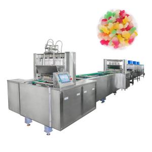 Gumtop Sugarfree Candy Production Line 100kg / H Automatic Gummy Pouring