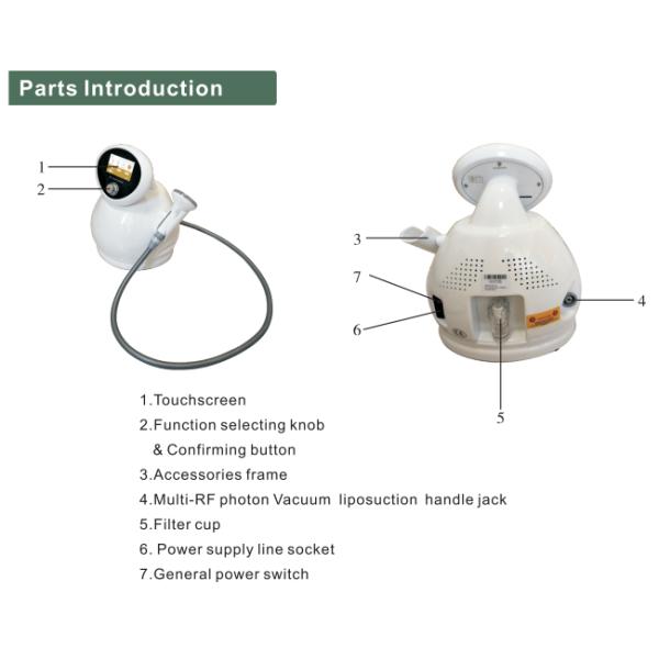 Multifunctional RF Beauty Equipment 3 Handles Rf Radio Frequency Slimming Machine