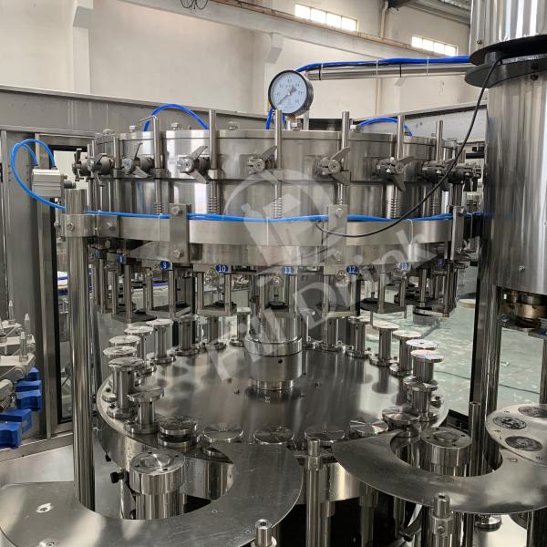 Full Automatic Small Carbonated Drink Filling Machine Complete Bottled Water Production Lines