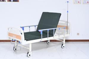 Manual 2 cranks hospital bed Invisible cranks ABS headboard and endboard with 5' Medical silent castors