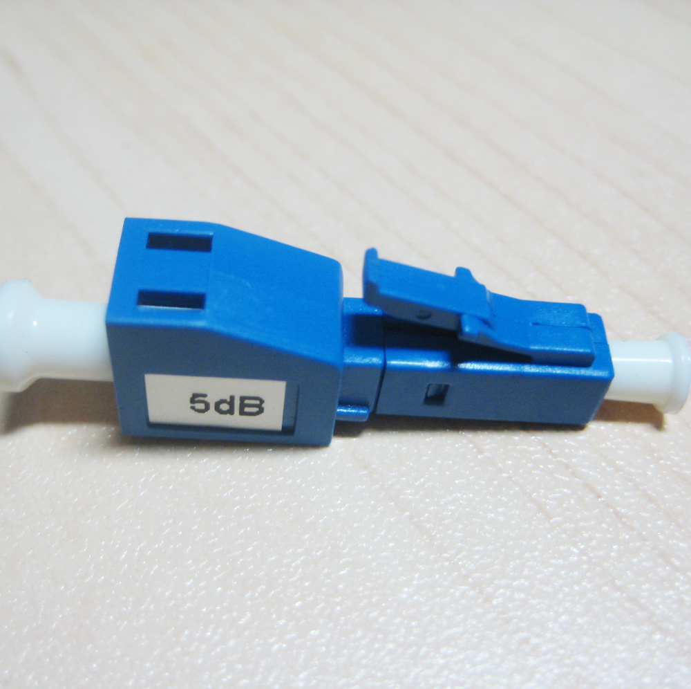 5dB Singlemode SM LC/UPC Fiber Optic Attenuator Fast Connector