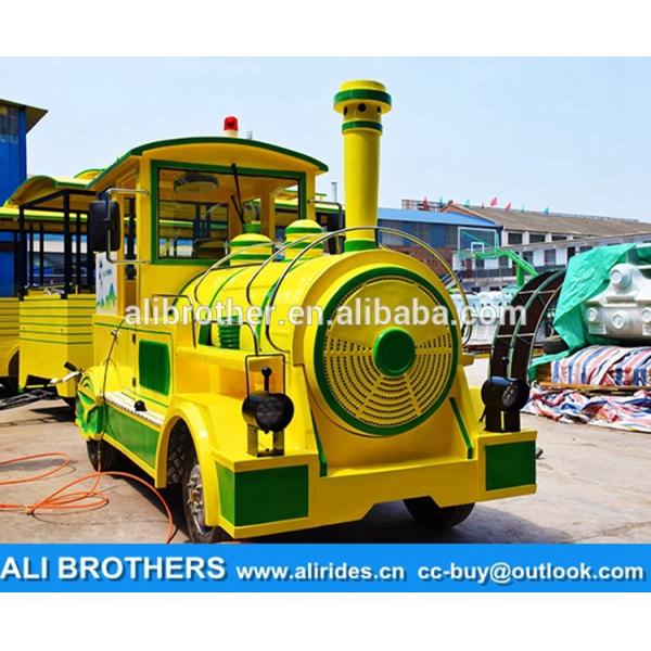 china amusement rides trackless train/diesel trackless train for amusement park/india tourist train