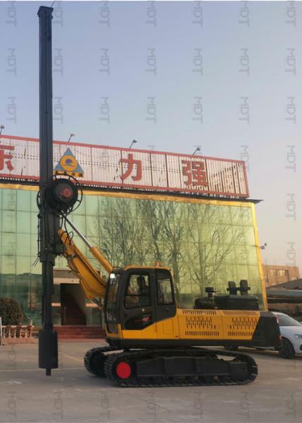 Quality 18 Meter DTH Piling Machine , Rotary Piling Machine Convenient Transition for sale
