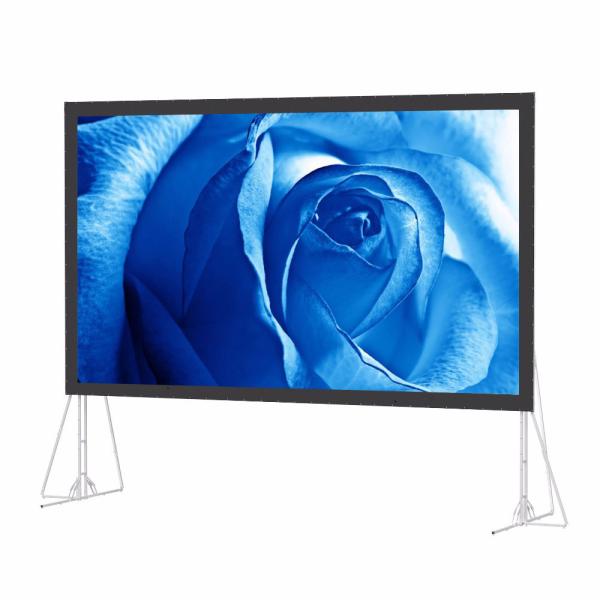 Quality Flexible Fast Folding Frame Projector Screen Easy Carrying Box for sale