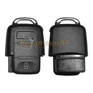China Vw 3 Buttons Smart Key Shell with Emergency Key Insert wholesale