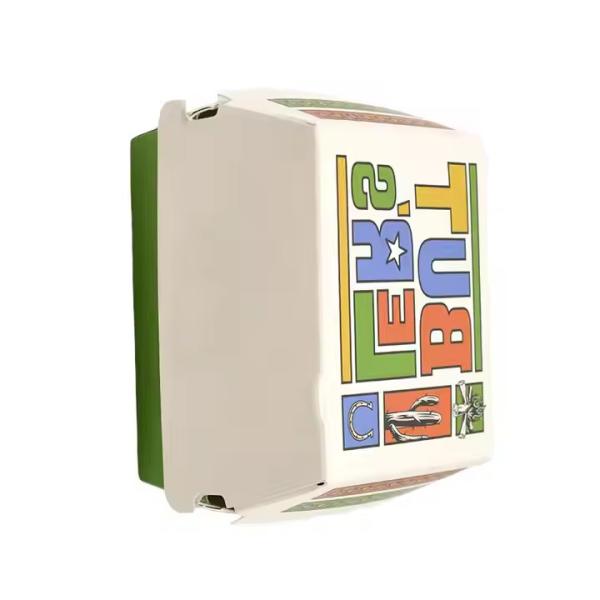 Quality Customized Burger Box Disposable Fast Food Eco-friendly Paper Packaging Box for sale