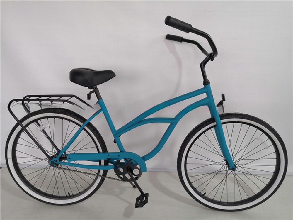 26" Aluminum Frame Single Gear Hybrid Women's Beach Cruiser Bike 2024 Non-Rear Damper