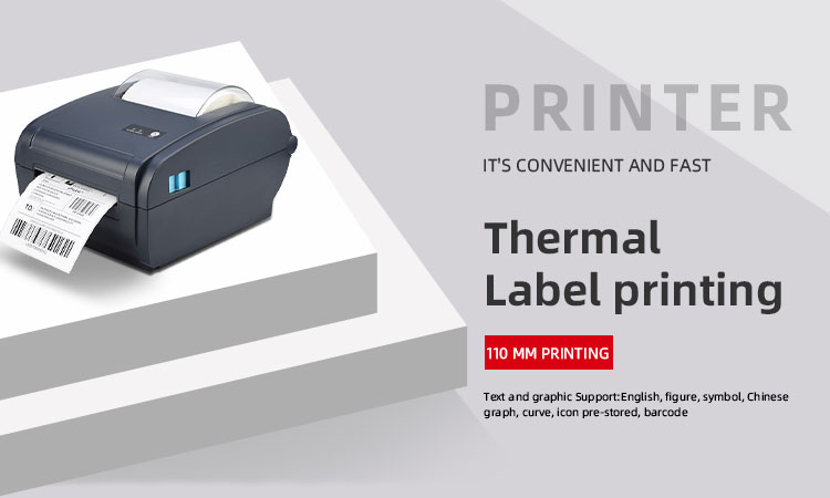 Return and Replacement 110mm 4inch Desktop Portable Barcode Label Thermal Printer