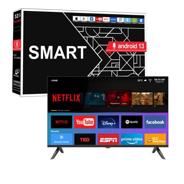 Quality Smart TV Flat Screen Frameless Webos 2.0 System 1.5+8G Voice Remote Control Television Factory for sale