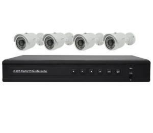 China Video Surveillance Camera 4CH Standalone DVR and IR CCTV Bullet Cameras wholesale
