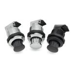 Buried Rotary Push Button Latch Impact Resistant RV Push Button Cabinet Latch