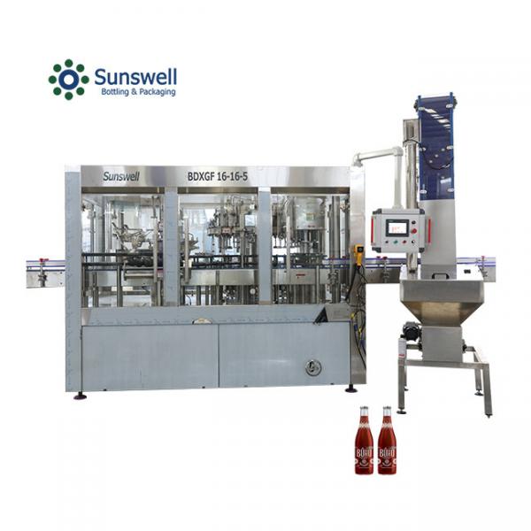 Quality High Quality Glass Bottle Soda Filling Machine Carbonated Drink Filling Production Line Glass Bottle Filling Machinery for sale