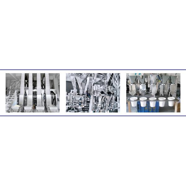 Fully Automatic Cup Packaging Machine With Multihead Weigher For Packaging Snack Foods,Candy