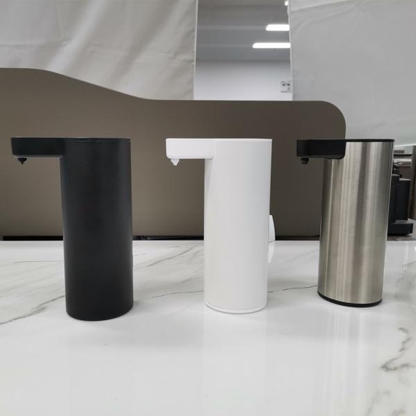SS304 Rust - Proof Black Sensor Soap Pump Dispenser Battery Operated IPX5