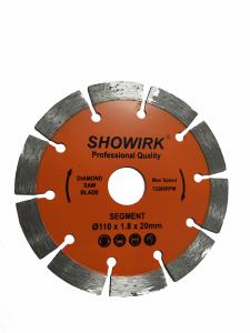 4(110mm) Segment Cutting Blade,Diamond Saw Blades with 10 Teeth Segment for Marble/Conceret/Granite Dry Cutting.