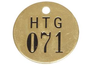 Hang - On 1/2 Black Filled Brass Interlocking Stencils No Sharp Point Smooth Edge