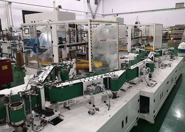 Quality Panty Liner / Baby Diaper Counting Stacking Machine Low Noise High Speed for sale
