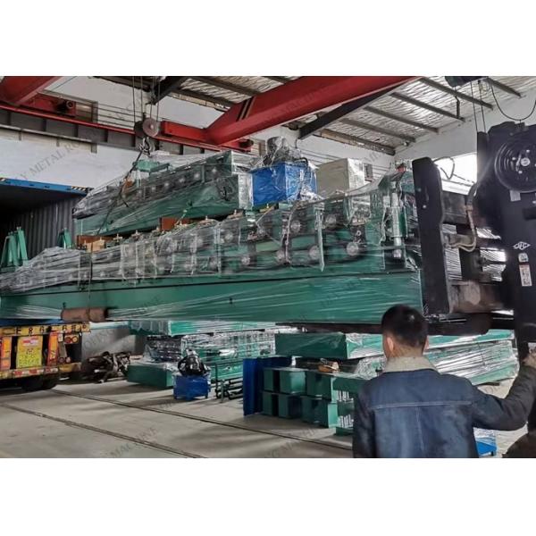 Automatic 75mm Double Layer Forming Machine 3P Metal Roofing Sheet Former