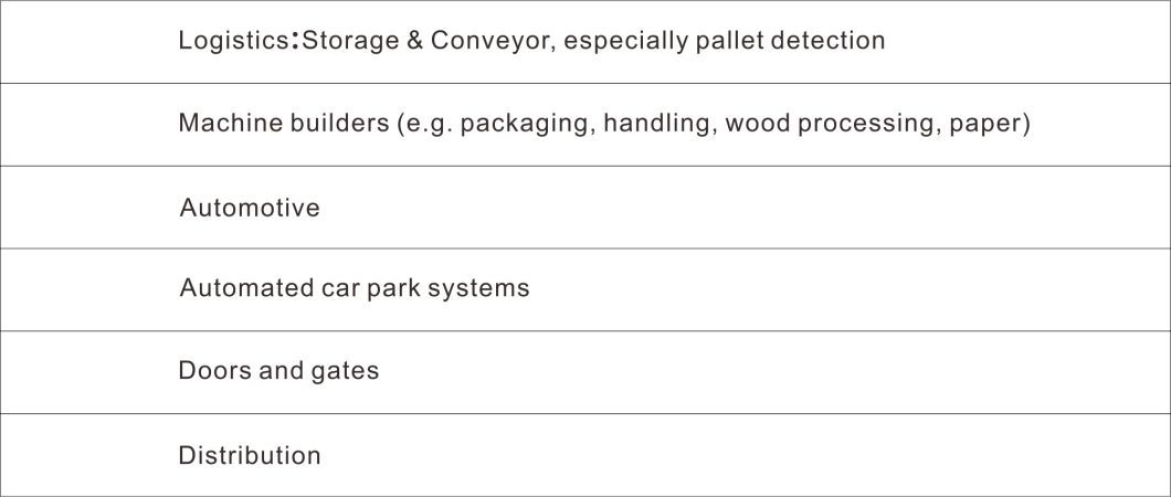 Infrared Reflective Photocell Sensor with 7m Detection Range Used for Door Safety