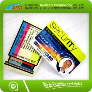 plastic portrait id smart card